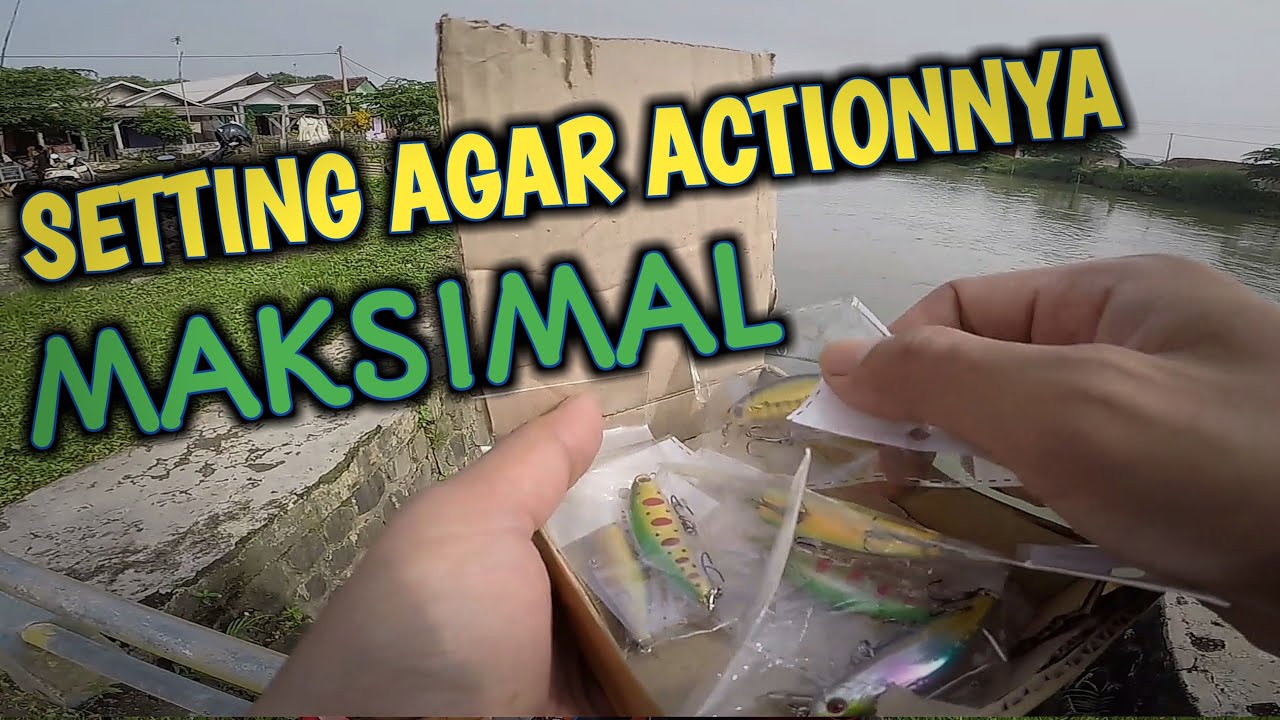 CARA MEMPERBAIKI ACTION MINNOW MIRING || SETTING MINNOW KW REPLIKA #118