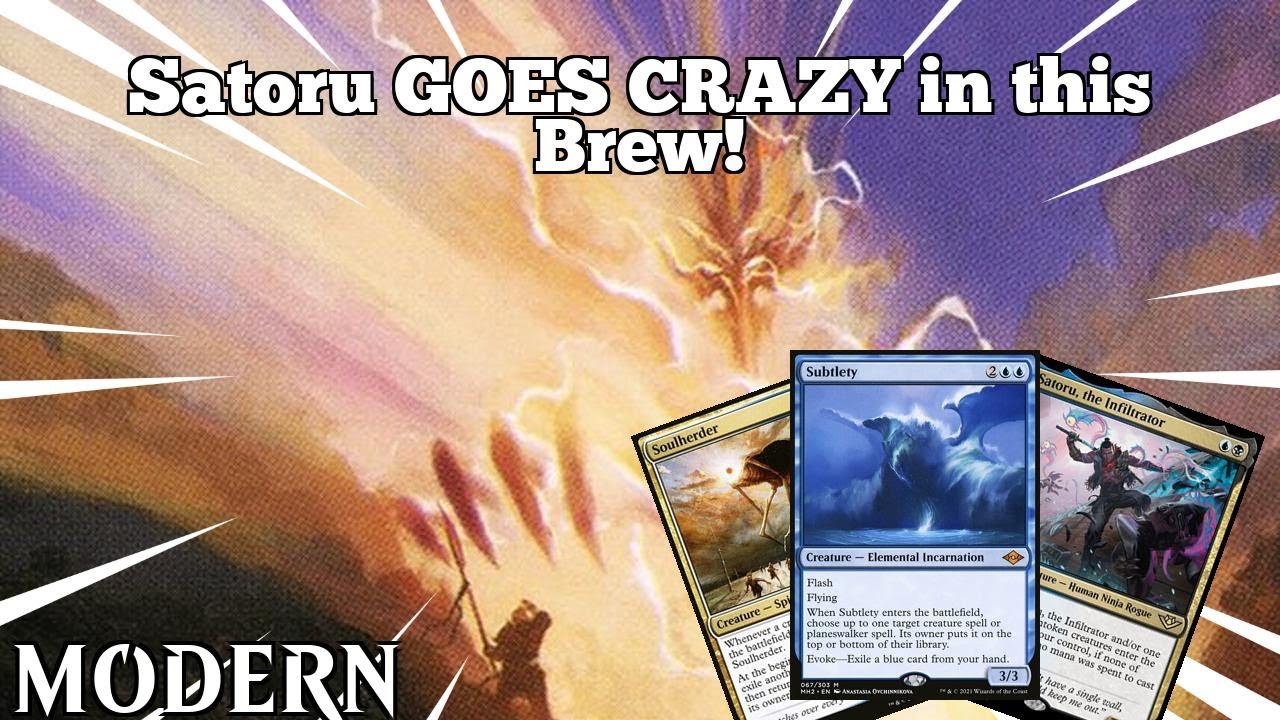 Satoru GOES CRAZY in this Brew! | OTJ Satoru Soulherder | Modern | MTGO