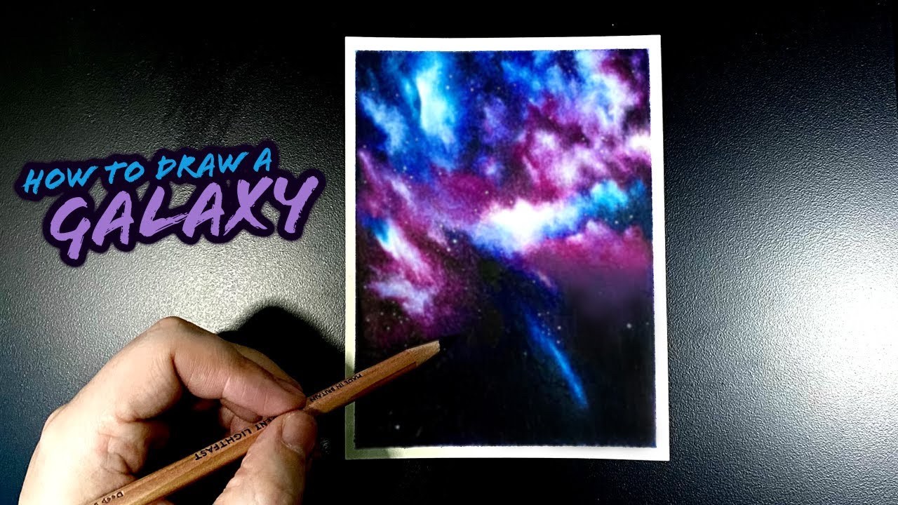 How To Draw A Galaxy With Derwent Lightfast & Neocolor Pencils | Artist Tutorial