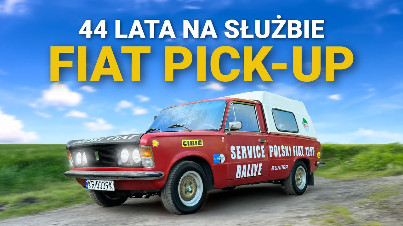 POLSKI FIAT PICK-UP ZA 700 ZŁ | 44 LATA NA SŁUŻBIE