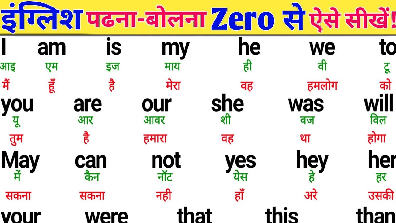 English Bolna Padhna Kaise Sikhe 🤔 | How To Learn English From Zero | Speaking Course for Beginners 