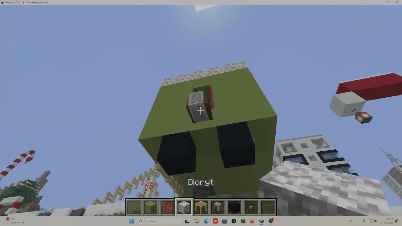 moje miasto w minecraft budujemy pociąg