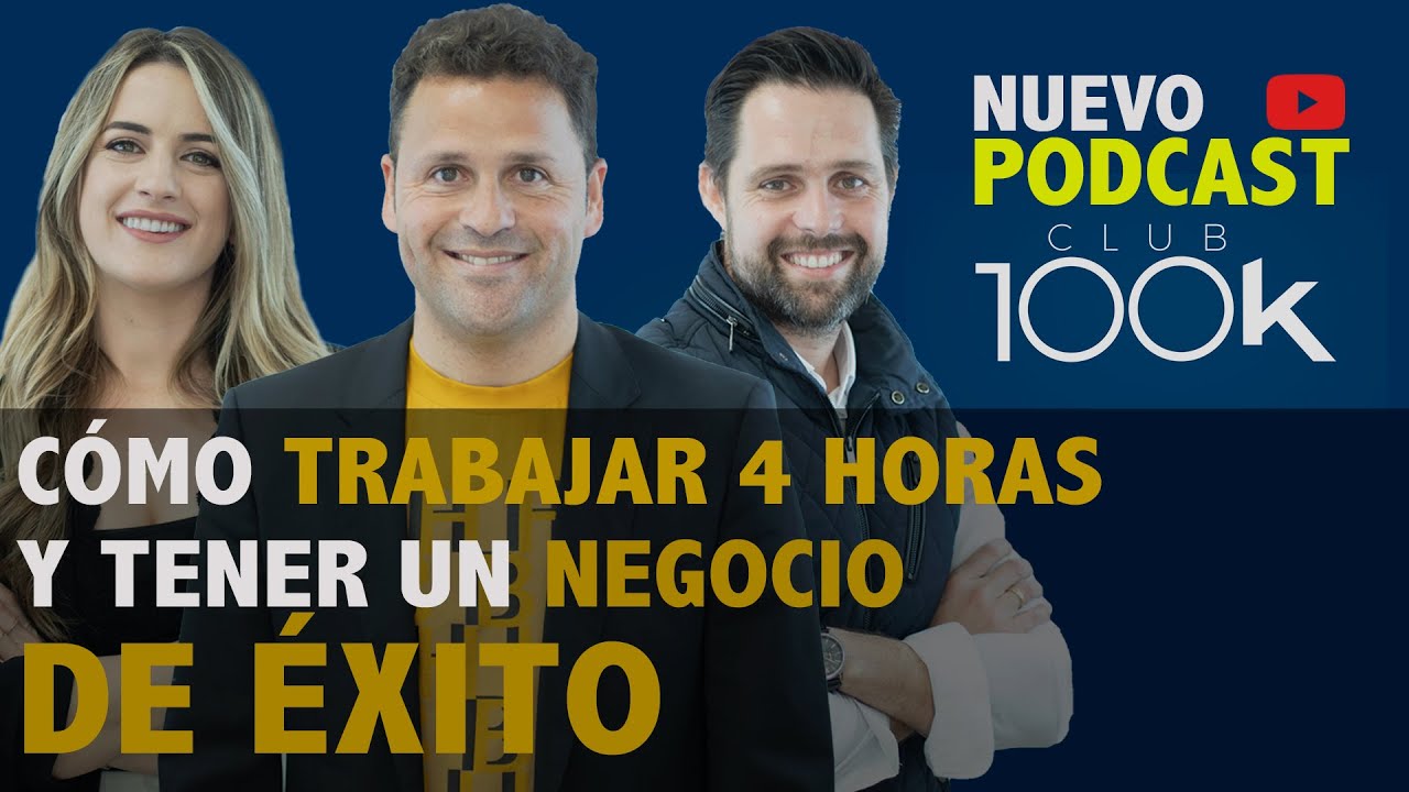Podcast 100k #12: Cómo trabajar 4 horas y tener un negocio de éxito.