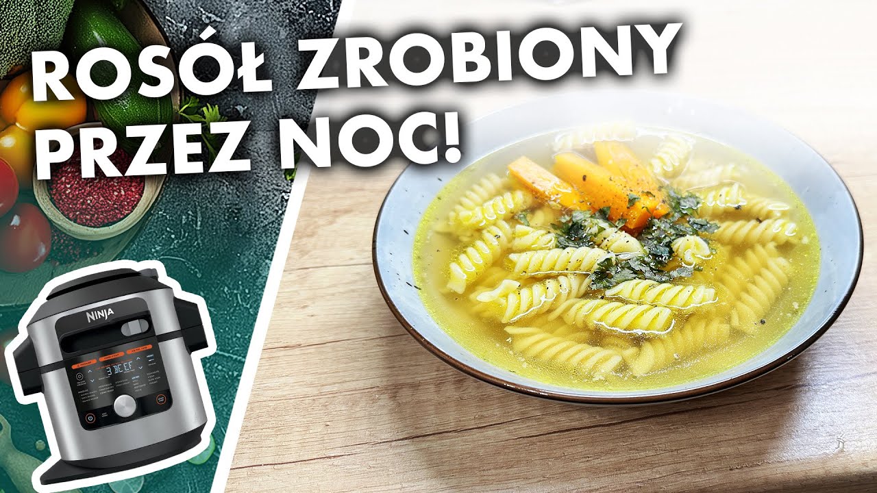 Jak Zrobić Rosół przez Noc w MultiCookerze Ninja: Łatwy Przepis #rosół #multicooker