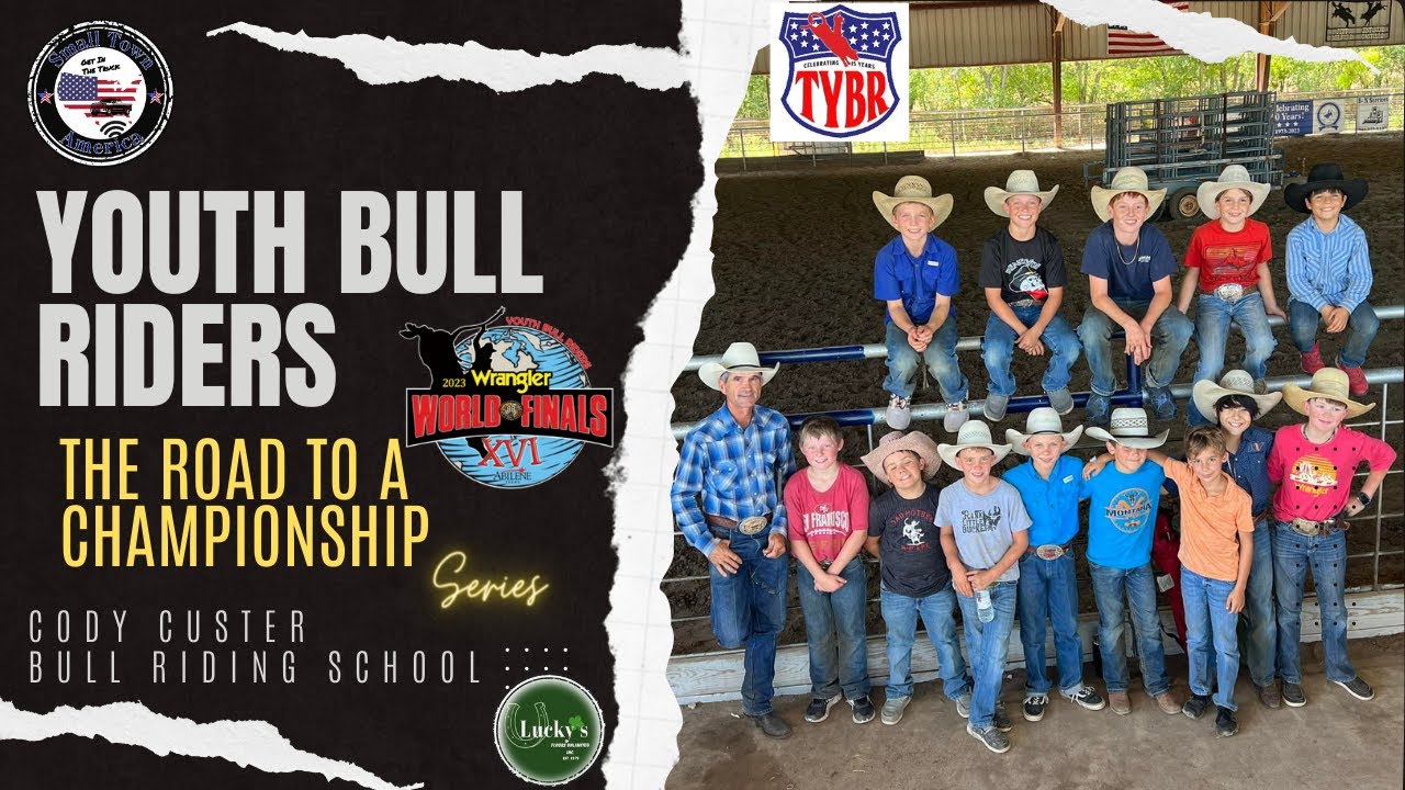 The Road To A Championship Youth Bull Riders Get Training From  Cody Custer in Small Town America