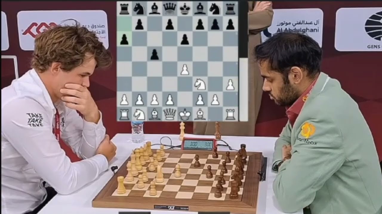 Magnus Carlsen BANGS The Table! 😱 Arjun Erigaisi vs Magnus | World Blitz Championship 2025