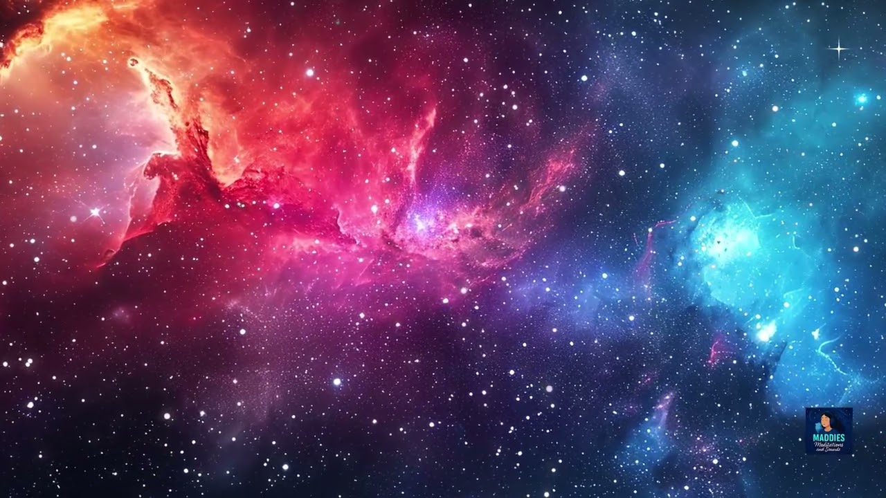 Space Colorful Nebula Travel for Relaxing, Sleep Aid, Calm and Zen