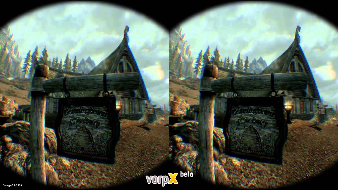 New vorpX: Skyrim in VR on Oculus Rift DK2 and Positional Tracking