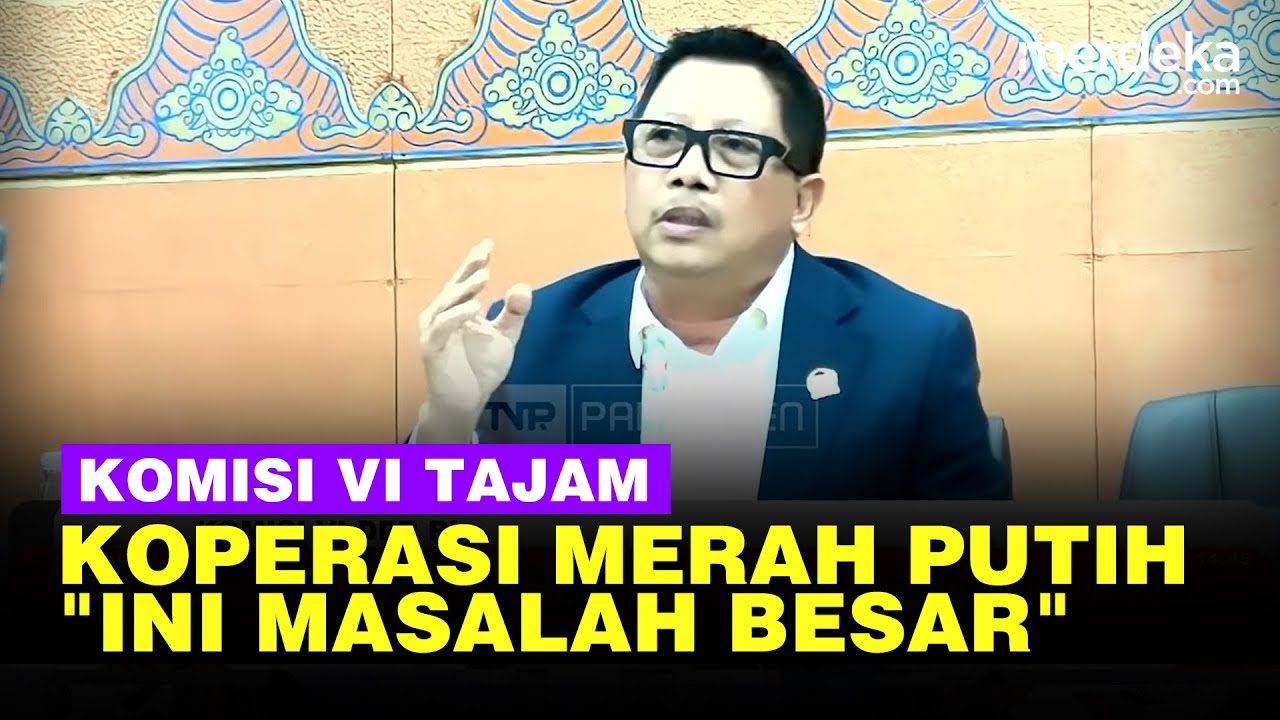 Komisi VI DPR Tajam Kritik Koperasi Merah Putih Pakai Dana Desa: ini Masalah Besar!