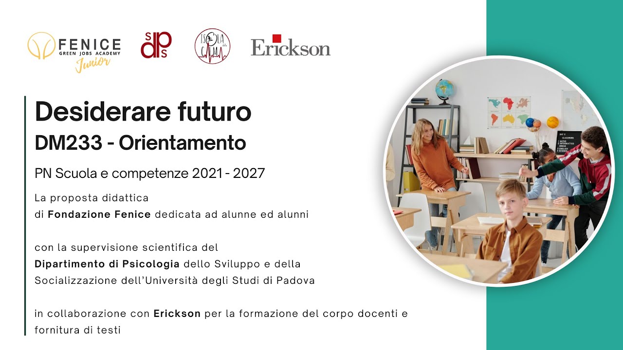 Webinar DM233 Orientamento – Desiderare Futuro - 08/05/2025