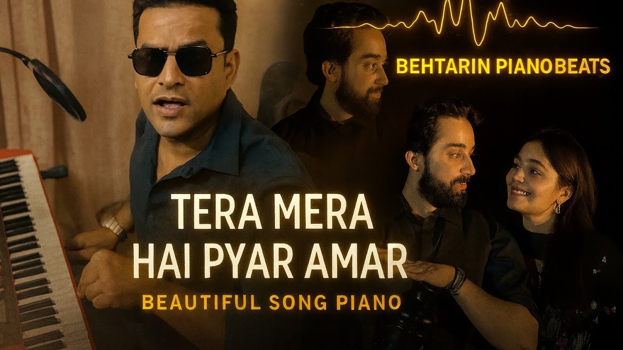 Tera Mera Hai Pyar Amar on Piano | Soulful Hindi Melody | Behtrin Piano Beats #ishqmurshid
