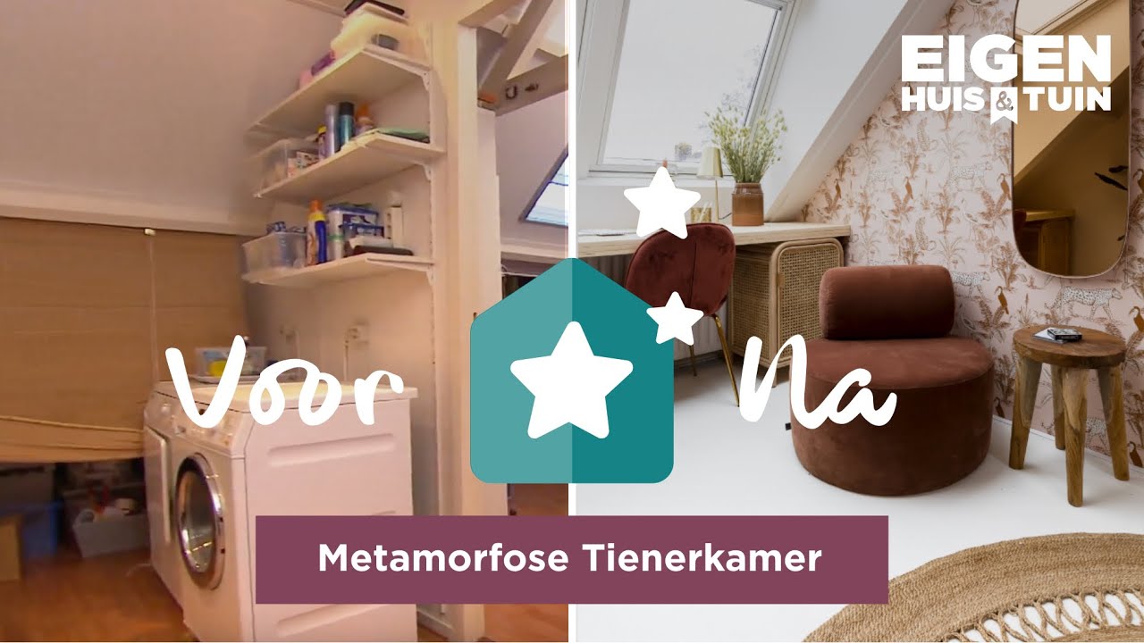 Van washok naar prachtige tienerzolder | Metamorfose | Eigen Huis & Tuin