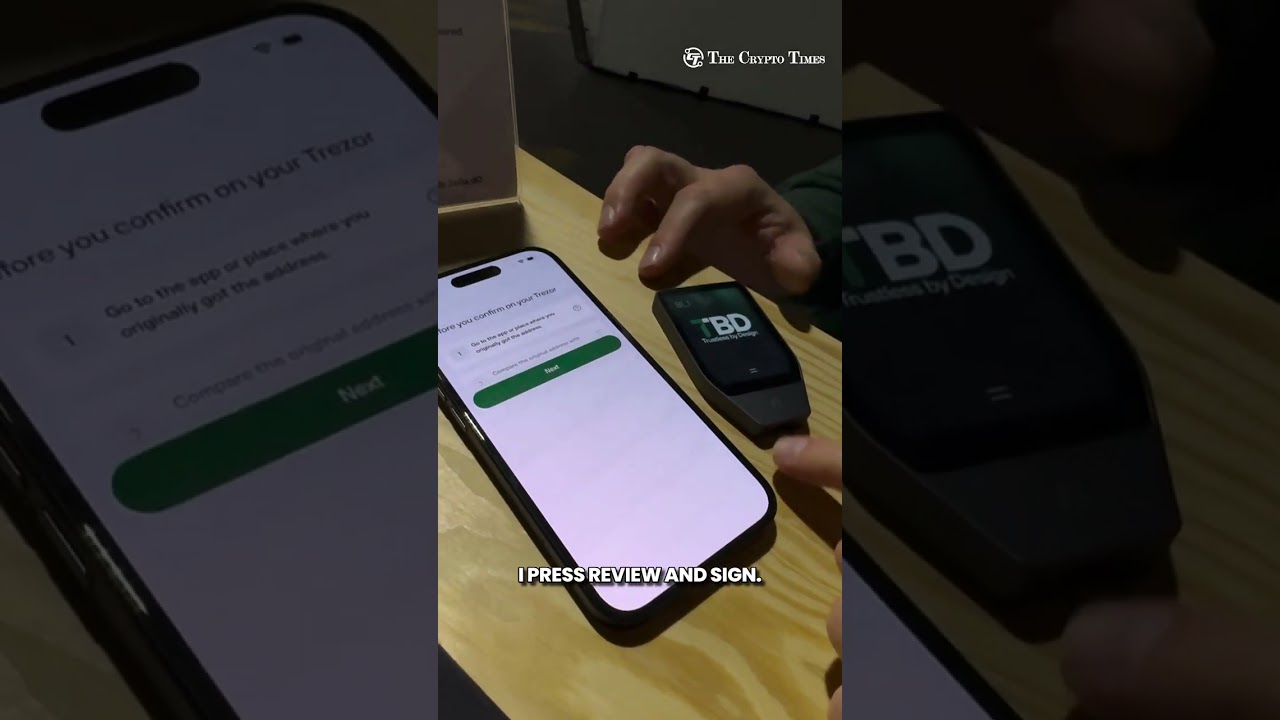 LIVE Demo: The NEW Trezor Safe 7 | Full Walkthrough & First Impressions | The Crypto Times