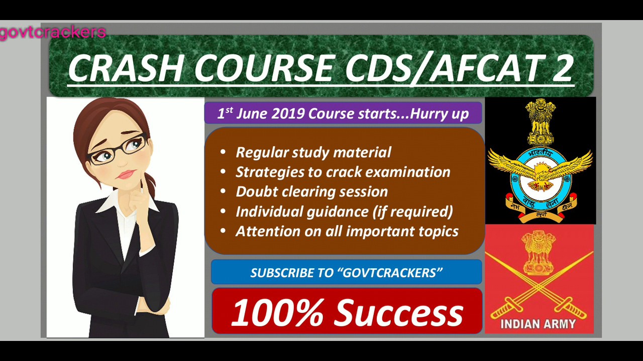 SPECIAL CRASH COURSE  | DOUBT CLEARING CLASSES | GOVT CRACKERS