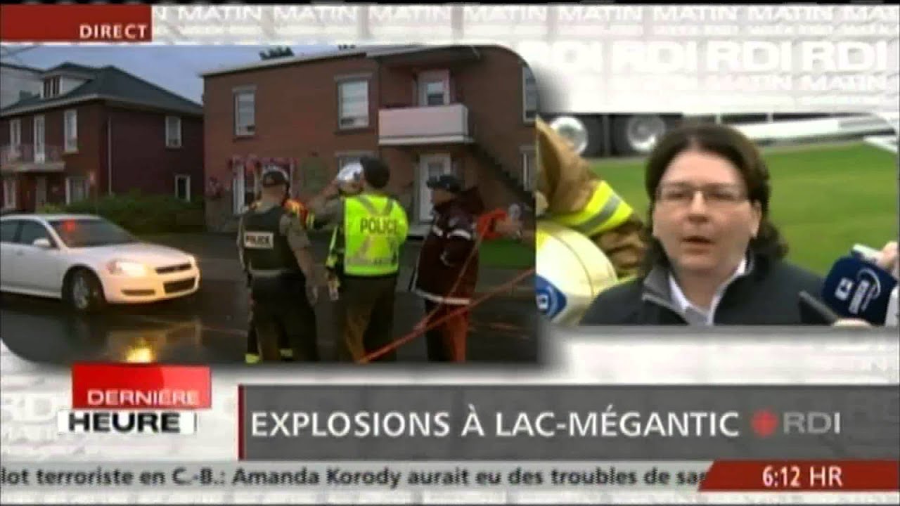 Explosions à Lac-Mégantic : les autorités font le point