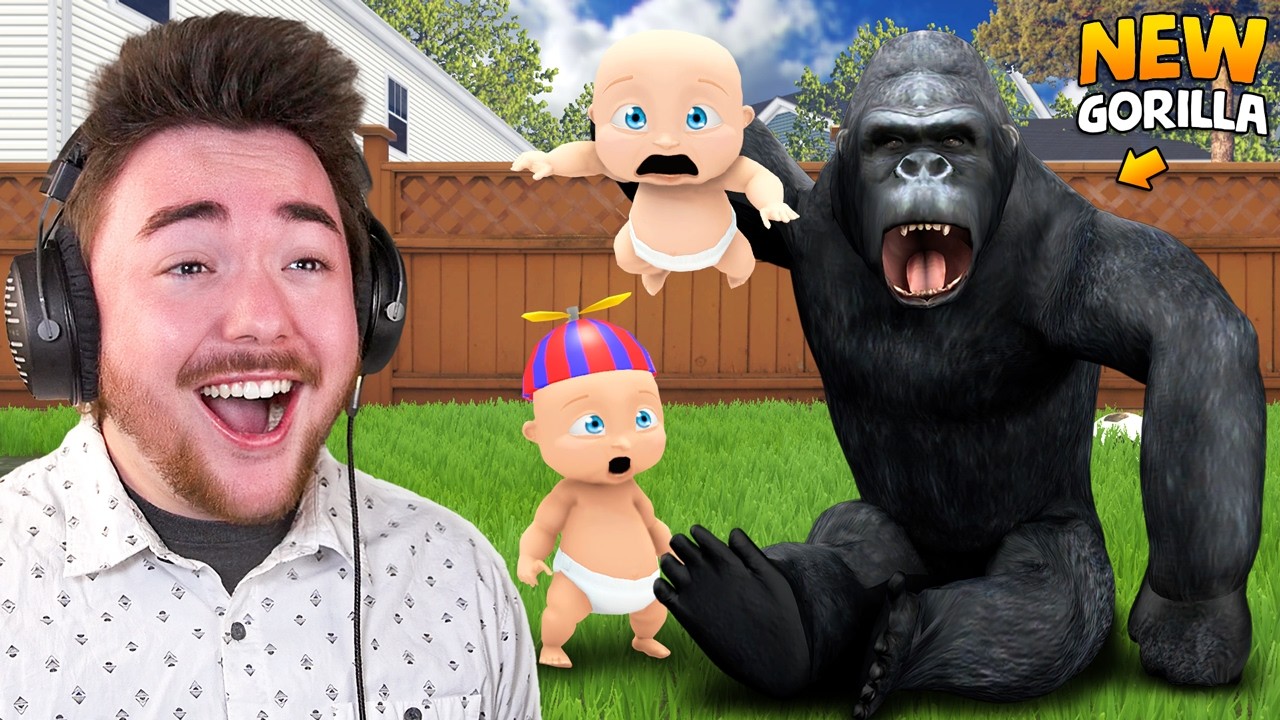 MY BABY FOUND A GORILLA!!! | Who's Your Daddy