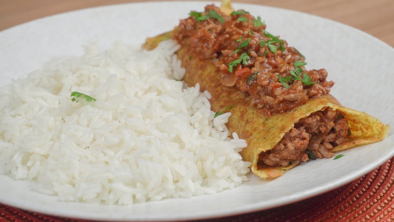 PANQUECA FEITA COM MASSA DE MANDIOCA E SEM FARINHA DE TRIGO