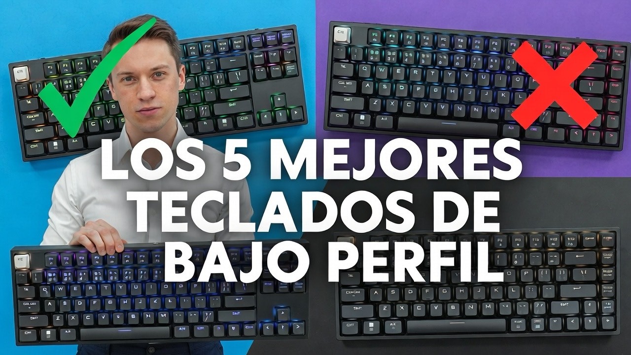 ¿Qué Teclado de Bajo perfil Comprar en 2026? 🔥 Los 5 MEJORES Teclados  para Gaming y Oficina