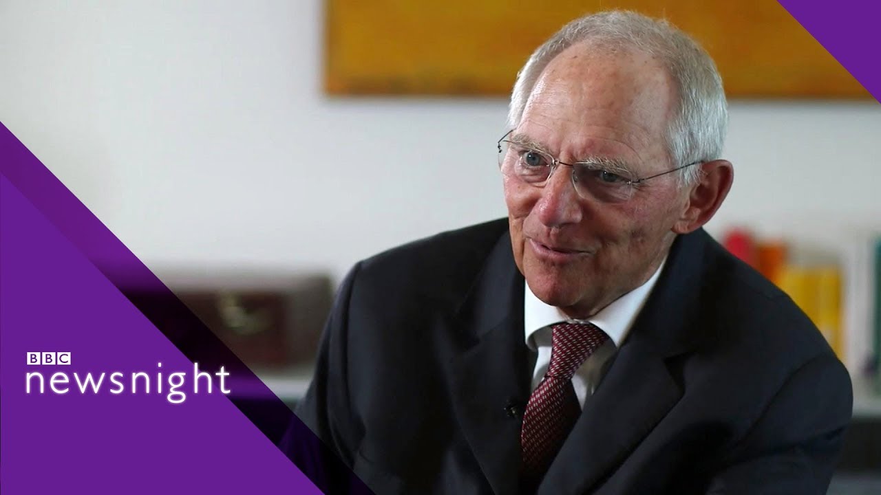Wolfgang Schäuble on Brexit and the issues facing Europe - BBC Newsnight