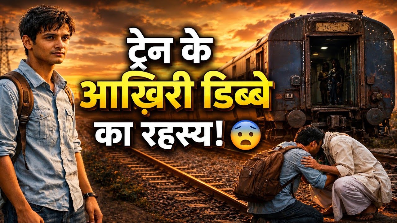 ट्रेन का आख़िरी डिब्बा | एक गरीब लड़के की सच्ची प्रेरणादायक कहानी | Emotional Hindi Story ।