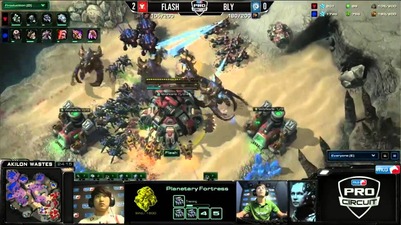Flash Vs Bly - MLG Dallas HotS 2013 - Round 1