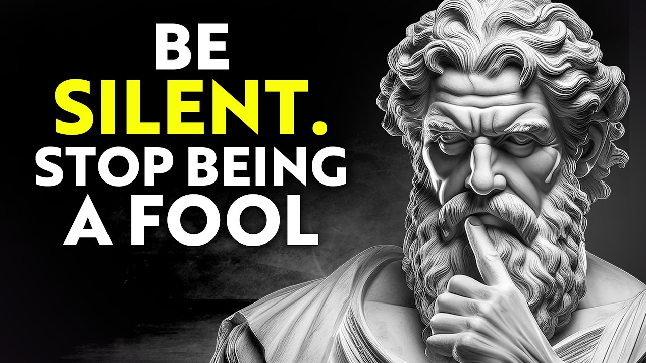 10 Traits of People Who Speak Less (Master the Art of Silence) | STOICISM
