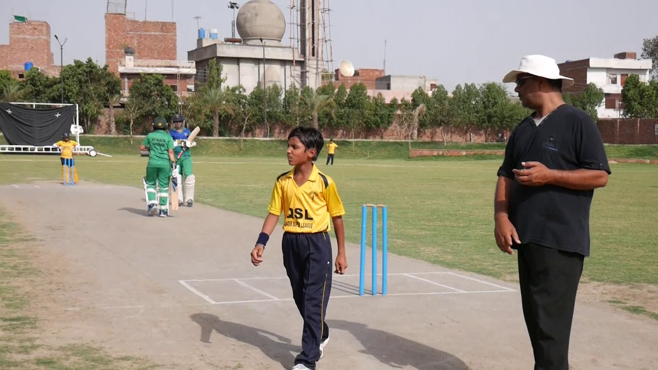 abdul rameez  blowing at ##abdul qaddar international cricket academy lahore