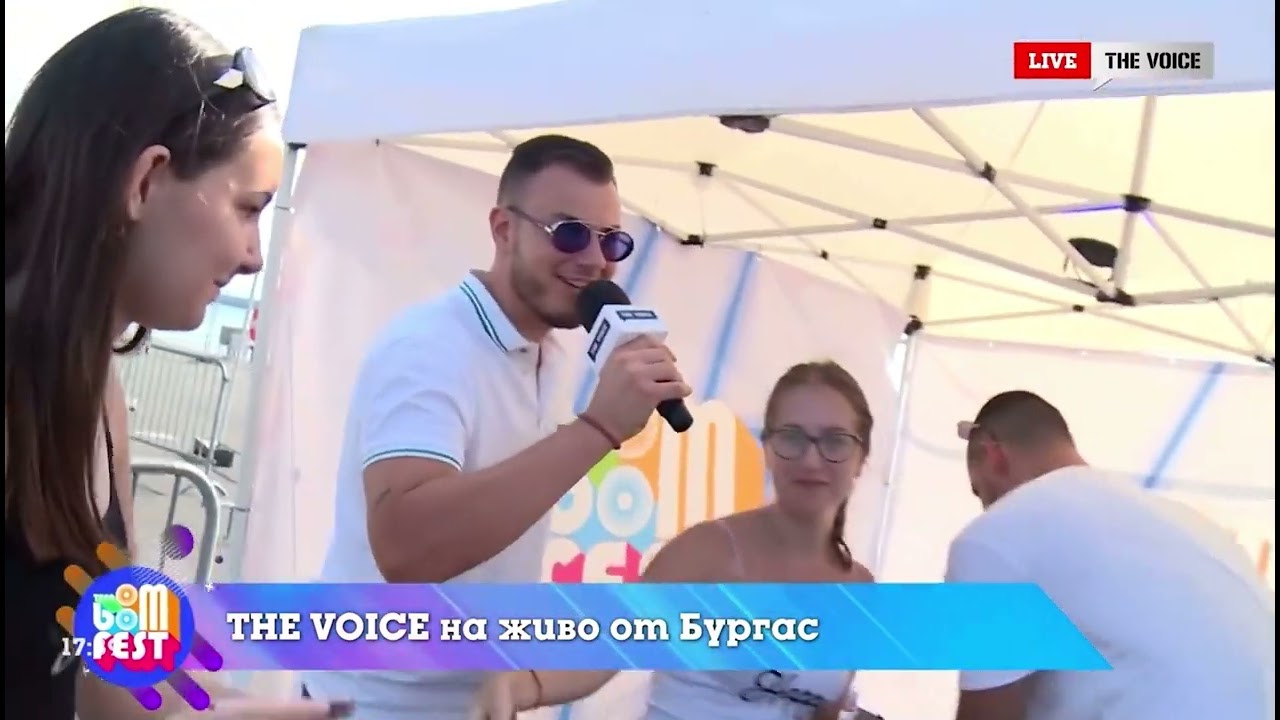 THE VOICE на живо от TEEN BOOM FEST 2022 Бургас: Интервю с Torino & Pashata на фен шатрата [18]