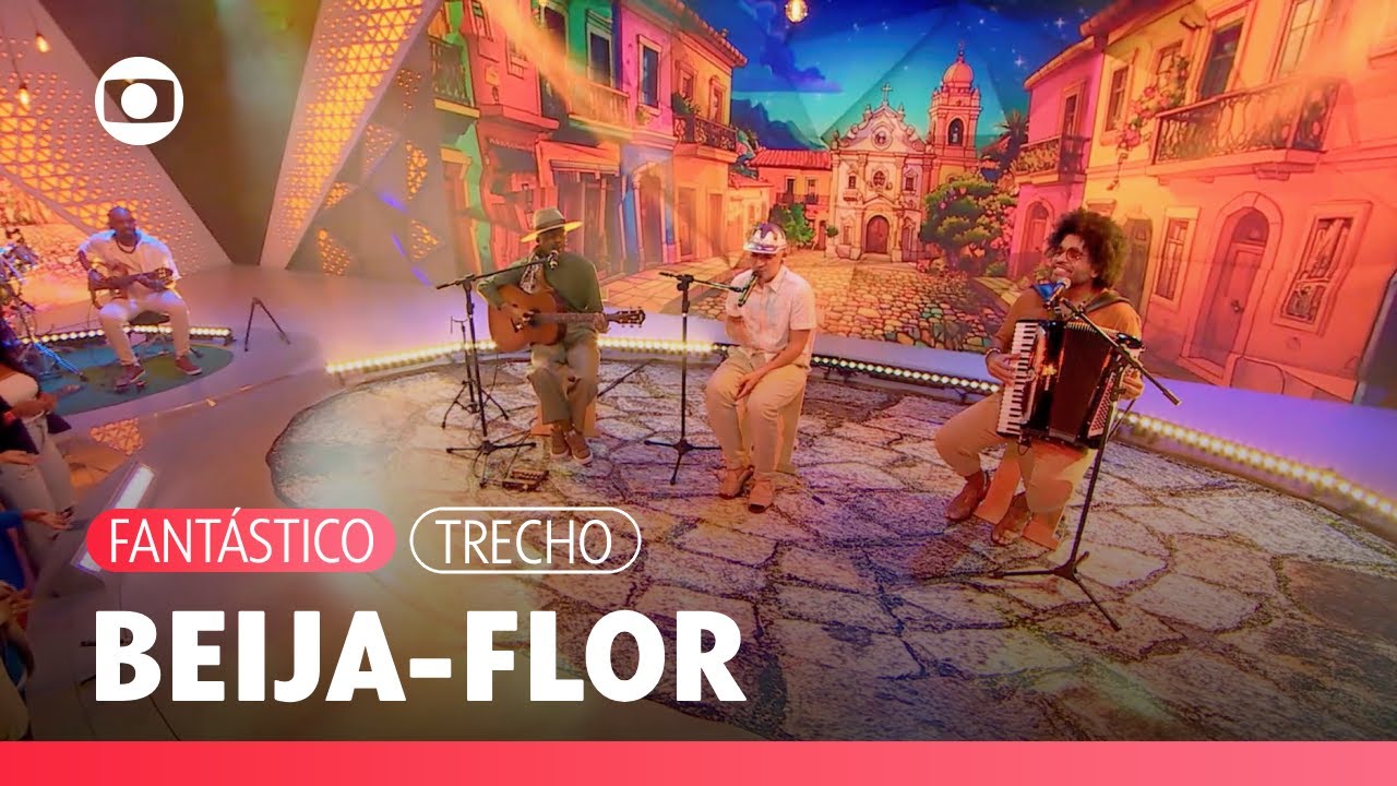 João Gomes, Jota.pê e Mestrinho cantam 'Beija-flor' no Show da Vida! | Fantástico | TV Globo