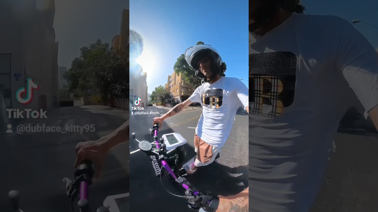 🛴🕶️ Propanestunt is trying my scooter 🥹