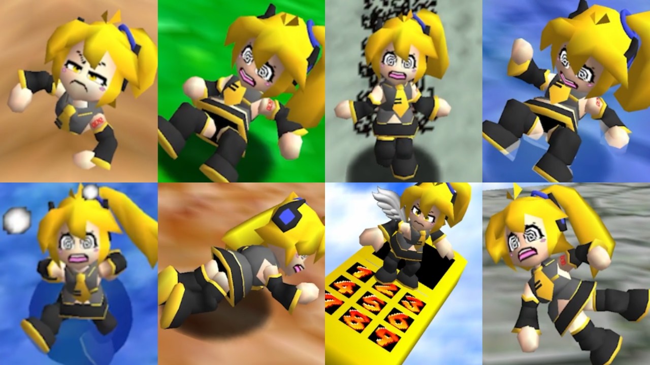 All Game Over Animations with Akita Neru