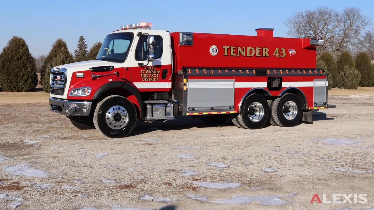 CRETE TOWNSHIP FIRE PROTECTION DISTRICT - ALEXIS 3000 GALLON TANKER #2618 - CRETE, ILLINOIS