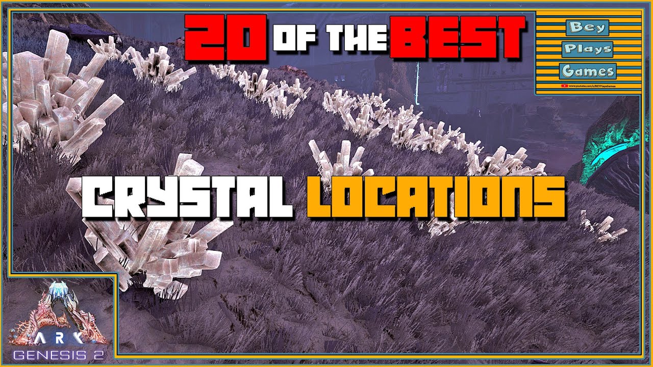 ARK: Genesis 2 | 20 BEST Crystal Locations You Need To Know! All Biomes
