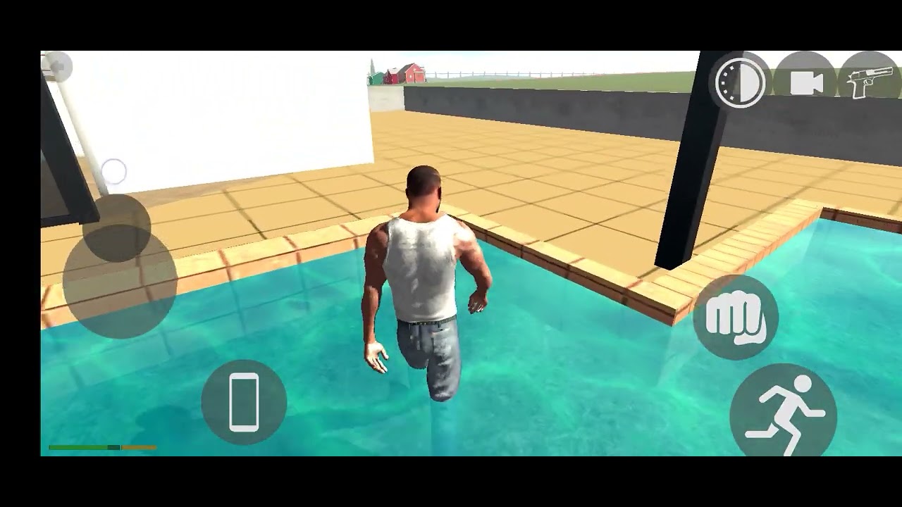 Playing first time indian bike driving 3D game. 