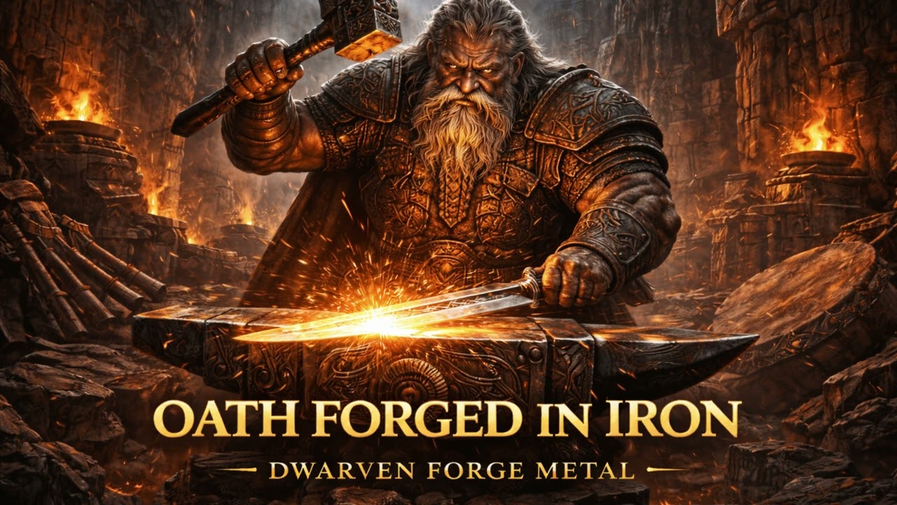 Oath Forged in Iron | Khazrun Forge Chant - Dwarven Doom Metal