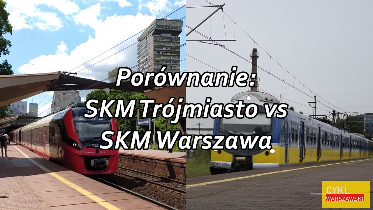 Porównanie: SKM Trójmiasto vs SKM Warszawa