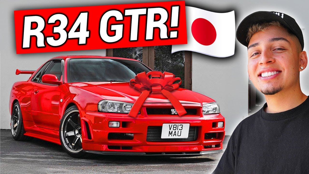 MY NEW R34 GTR IN JAPAN!!!