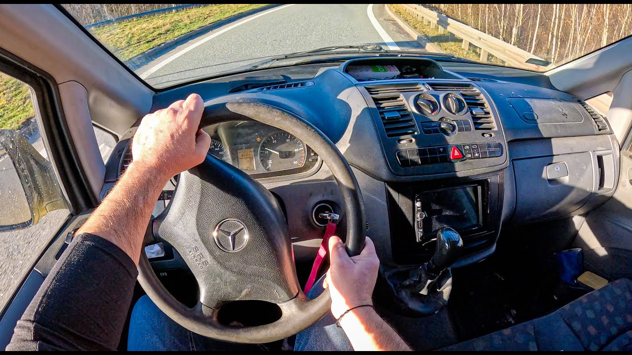 Mercedes Vito W639 | 109 CDI 95HP | POV Test Drive
