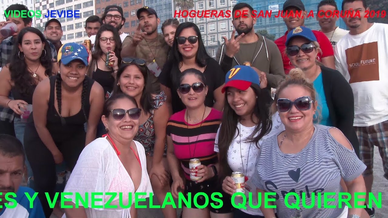 HOGUERAS DE SAN JUAN,  LA MACROFIESTA DE RIAZOR, A CORUÑA 2019 * VIDEOS JEVIBE