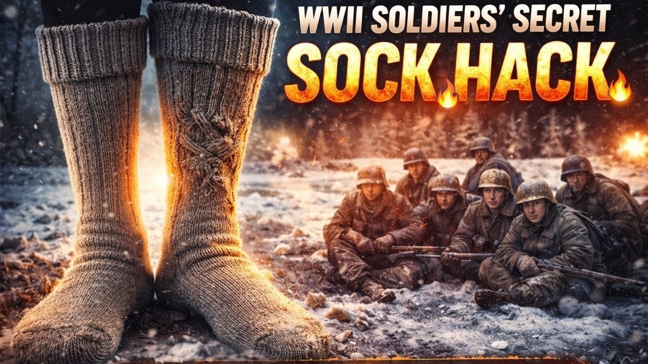 WWII Soldiers’ Secret Sock Hack That Kept Them Warm for WEEKS!