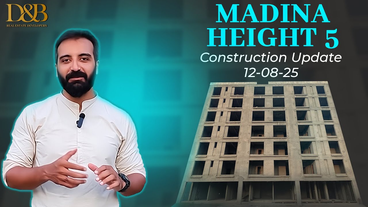 Madina Height 5 | Latest Construction Update | 12-08-25 | Design & Build