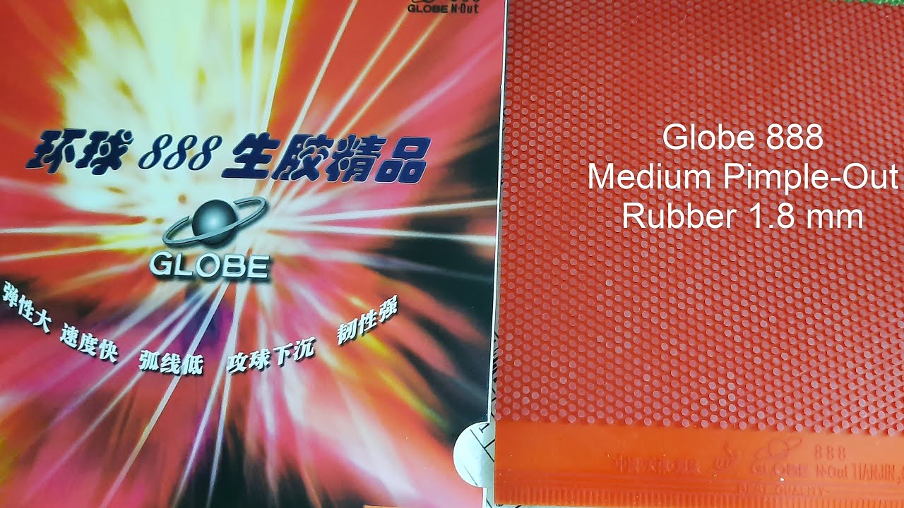 Medium Pips in Tournament Games Using Globe 888 (1.8 mm)