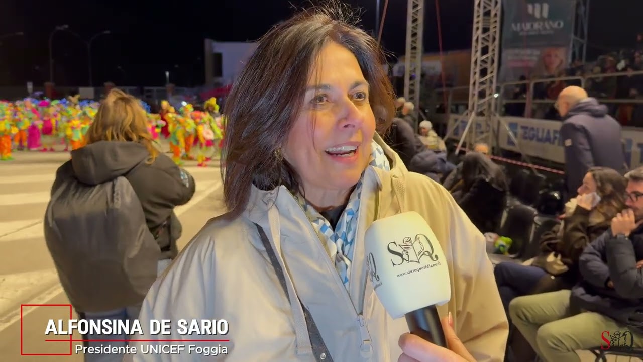 Golden Night: Manfredonia ritrova la magia del suo Carnevale - PRESIDENTE Unicef Foggia