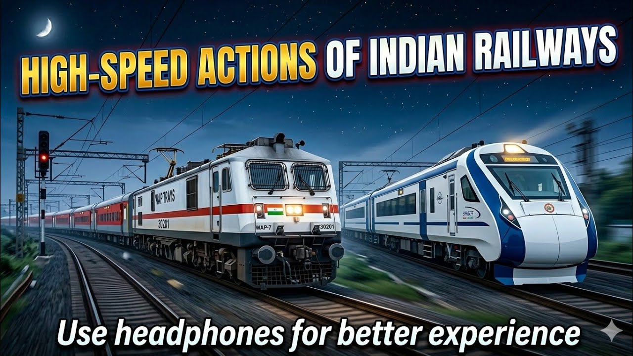 High Speed Actions Of Indian Railways-WAP-7 | THE RAIL RASTA #indianrailways #trending #wap7 #viral 
