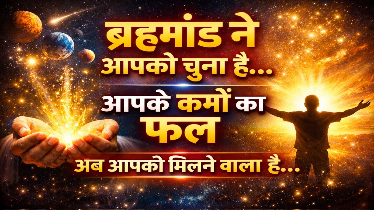 ब्रह्मांड ने आपको चुना है 🔮 आपके कर्मों का फल अब मिलने वाला है | Today Universe Message