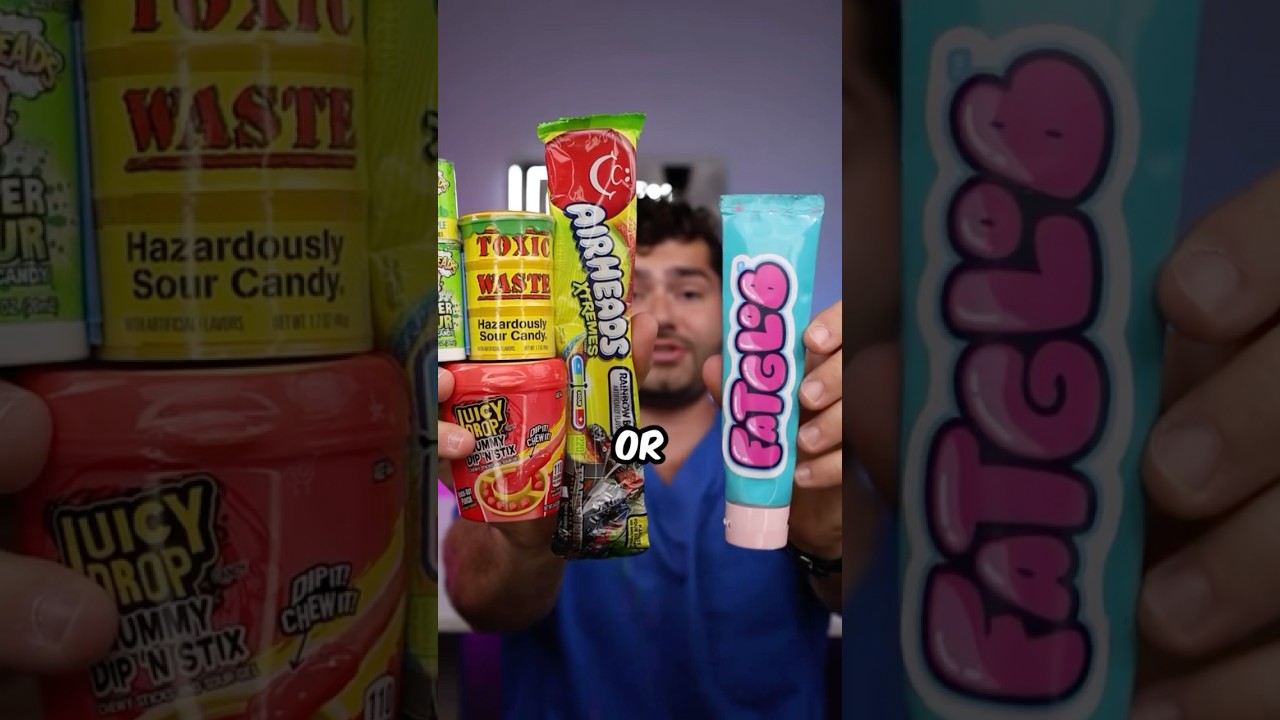 Fat Glob Toothpaste vs Candy !?