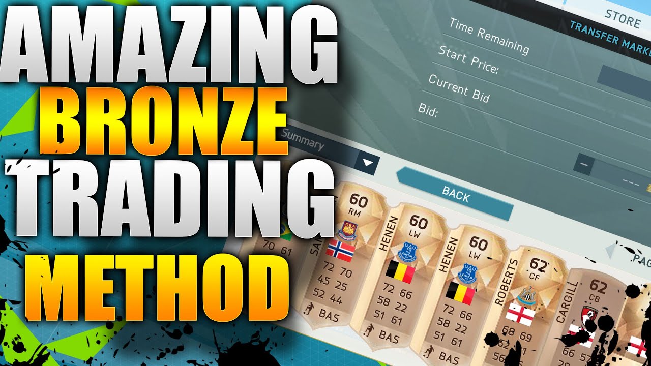 FIFA 16 - AMAZING BRONZE TRADING METHOD - MAKE 150k A DAY