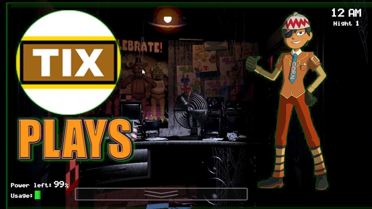 Tix Plays Five Nights At Freddy's LIVE