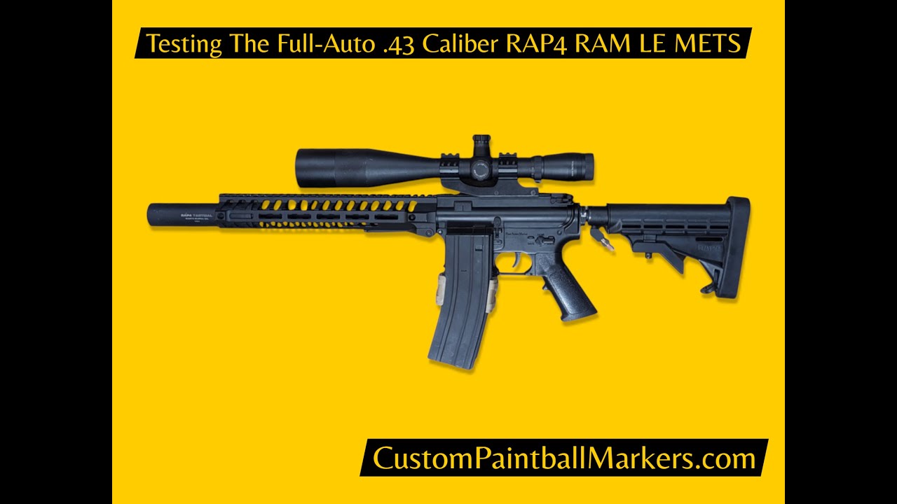 Testing the .Full -Auto 43 Caliber RAP4 RAM LE METS