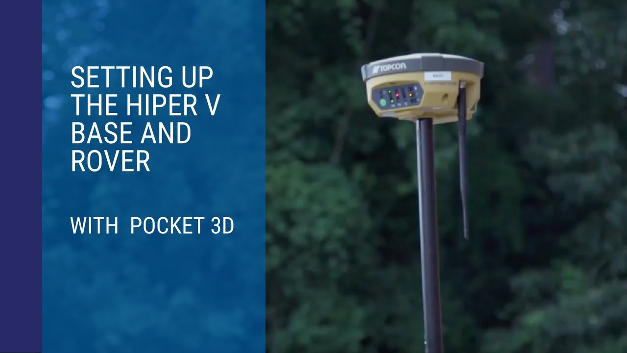 Setting up the HiPer V Base & Rover / Benchmark Tool & Supply